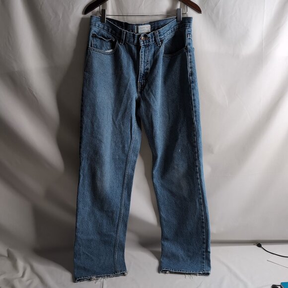 Vintage Levi Strauss Signature Relaxed Fit Denim Jeans, Size 33W/32L - Picture 1 of 8